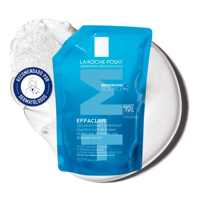 La Roche Posay Effaclar Gel Espuma Limpiador +M Eco Recarga 400ml