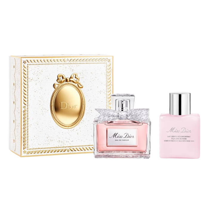 Estuche Miss Dior - Edición Limitada Eau de Parfum y Leche Corporal Reconfortante 125 ml