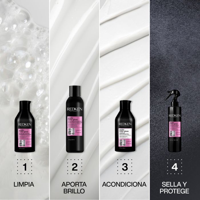 Acidic Color Gloss Shampoo sem Sulfatos para Cabelos Coloridos