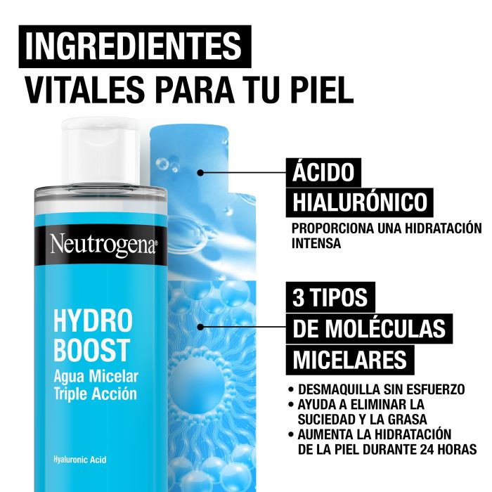 Hydro Boost Eau Micellaire Démaquillant Visage
