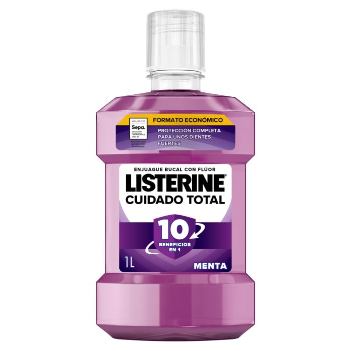 Cuidado Total Enjuague Bucal Sabor Menta 1000 ml