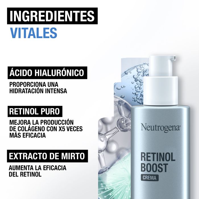 Retinol Boost Crema Hidratante Facial Antiarrugas