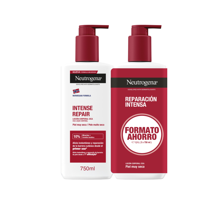 Crema Hidratante Corporal Reparadora Cica Piel muy Seca 1500 ml