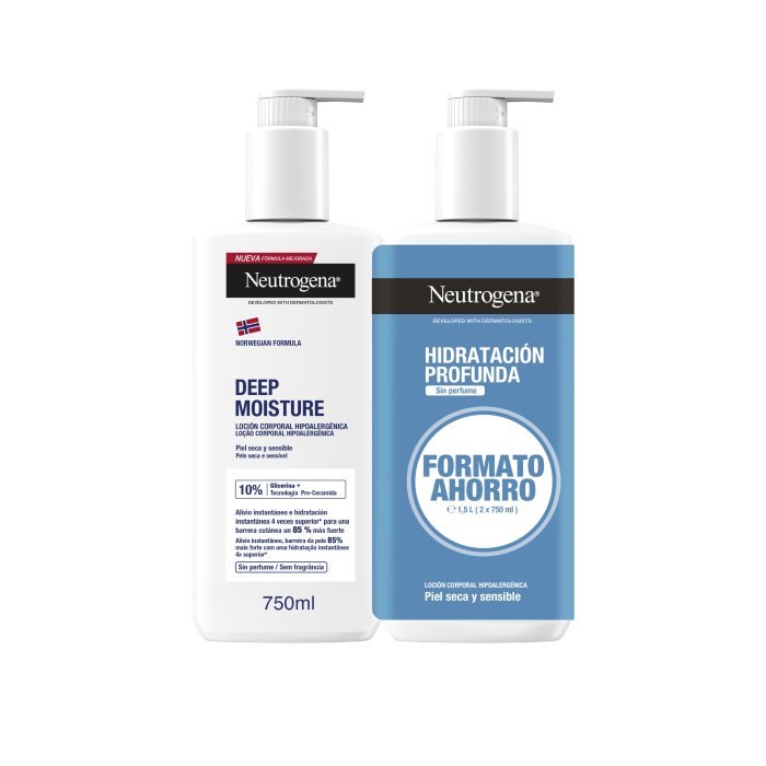 Crema Hidratante Corporal Hipoalergénica Sin Perfume 1500 ml