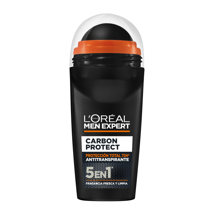 Men Expert Carbon Protect Desodorante Roll-On Antitranspirante 5 en 1 50 ml