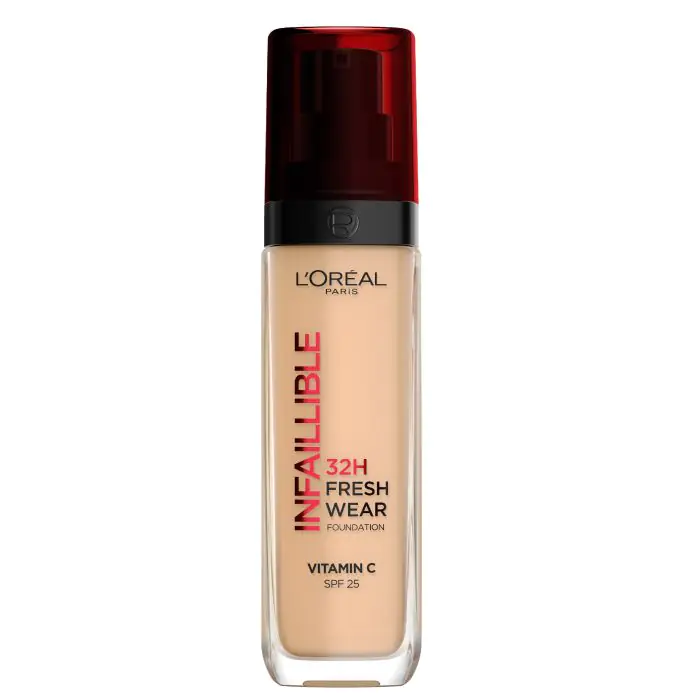 L'Oreal Paris Infallible - Base de maquillaje resistente por hasta 24  horas, tono beige sol, 1 onza líquida