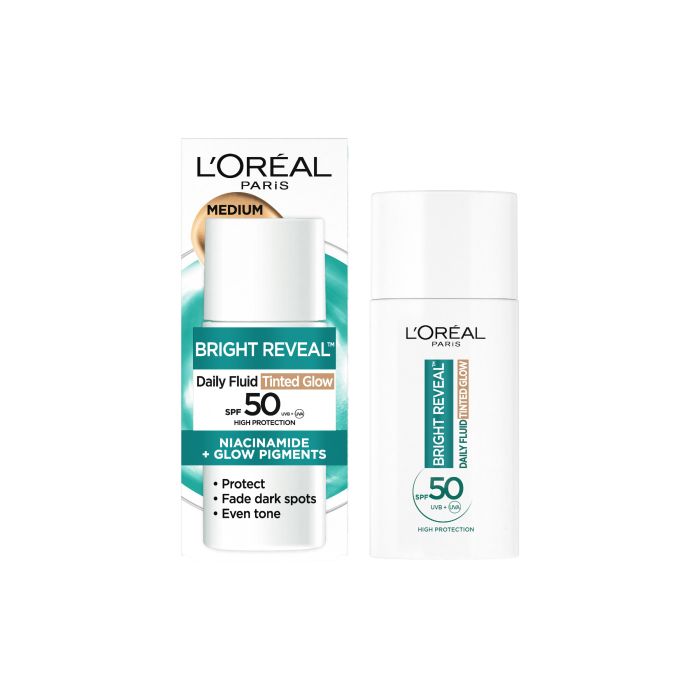 L'oréAl Bright Reveal Niacinamida Fluido Diario Spf50 Medio 50Ml-image