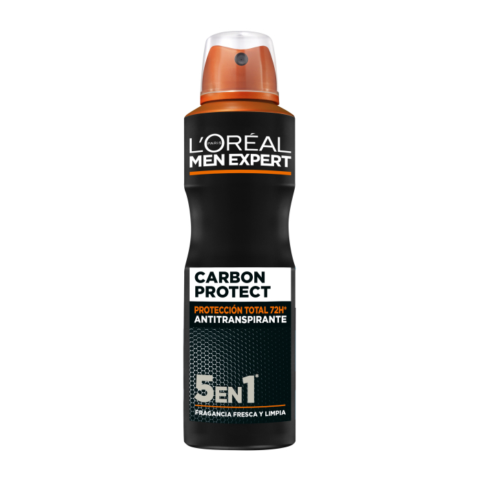 Men Expert Carbon Protect Spray Antitranspirante 5 en 1 150 ml