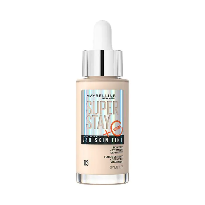 Maybelline New York SuperStay Skin Tint + Vitamina C 24h base de maquillaje