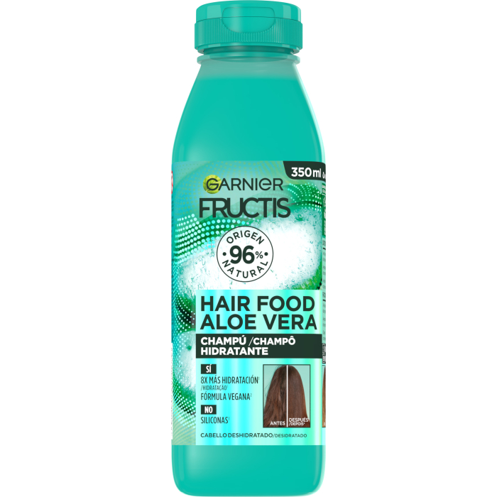 Fructis Hair Food Aloe Vera Champú Hidratante 350 ml