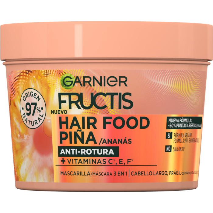 Fructis Hair Food Mascarilla Piña 390 ml