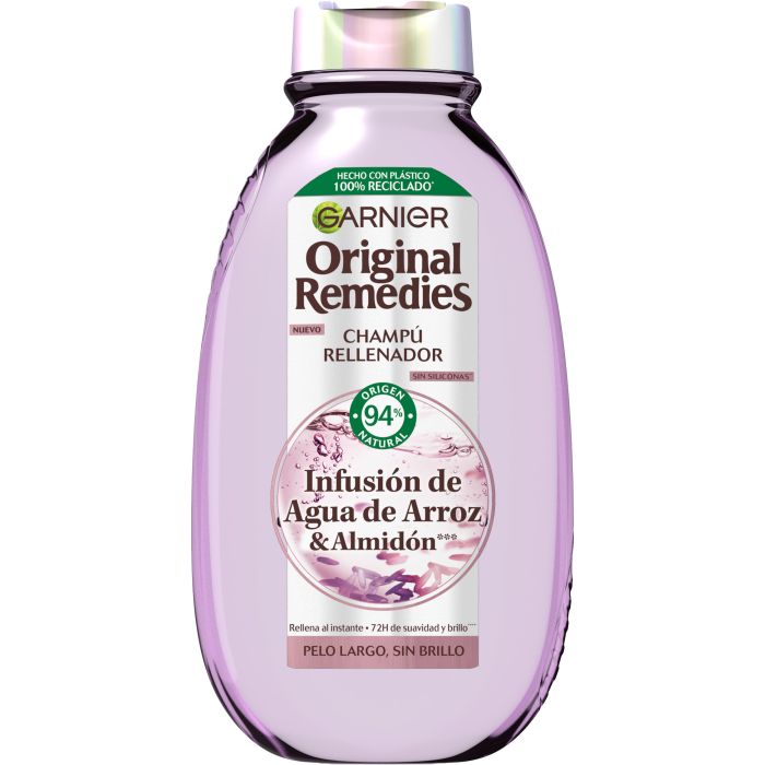 Original Remedies Champú Rellenador Infusión de Agua de Arroz & Almidón 400 ml