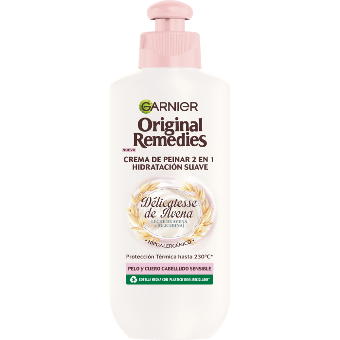Original Remedies Crema de Peinar 2 en 1 Hidratación Suave 200 ml