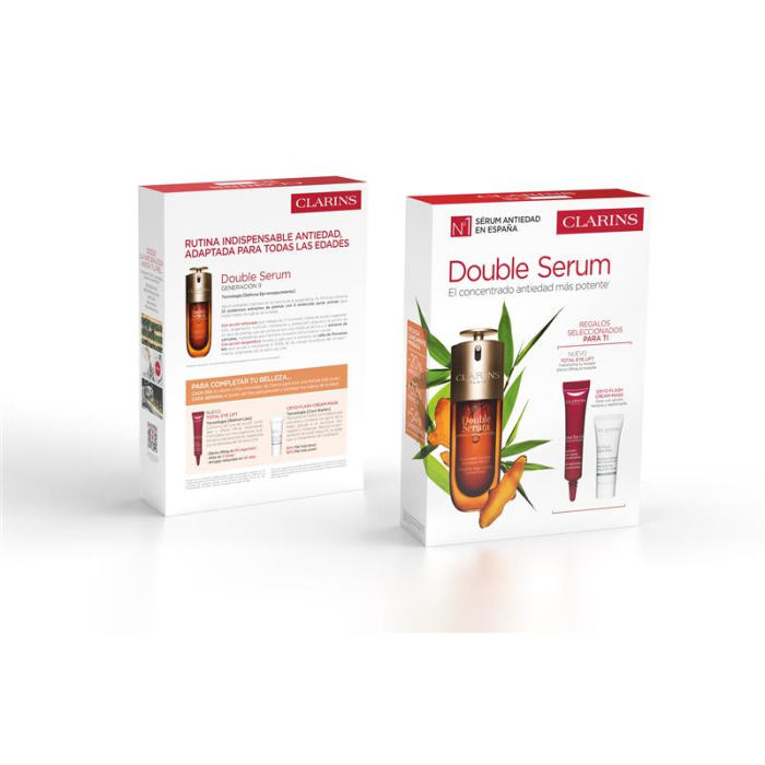 Estuche Doble Serum + Total Eye Lift + Cryo Flash Mask Cream 50 ml