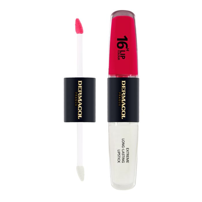 Dermacol 16H Lip Colour - Labial Líquido 2 En 1 De Larga Duración 8 Ml