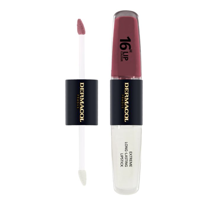 Dermacol 16H Lip Colour - Labial Líquido 2 En 1 De Larga Duración 8 Ml