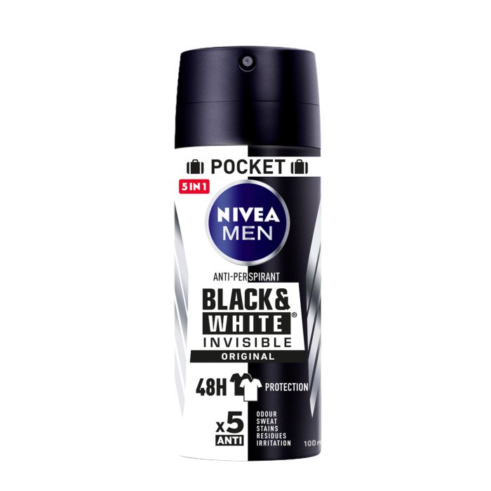 Men Black & White Invisible Original Spray 100 ml