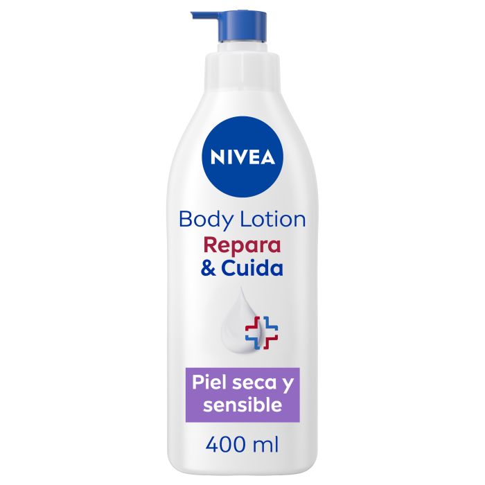 Nivea Body Milk Repara & Cuida Loción Corporal Hidratante 400 Ml