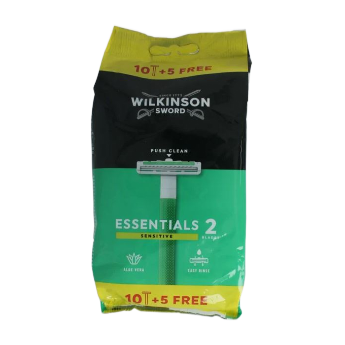 Maquinillas Desechables Essentials 2 Sensitive