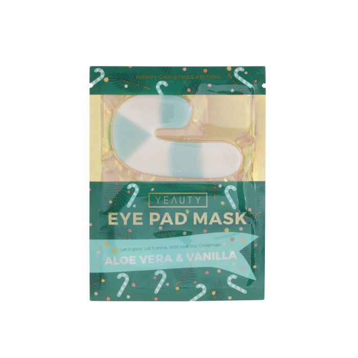 X-MAS Eye Contour Patches Candy Cane Green Edição limitada
