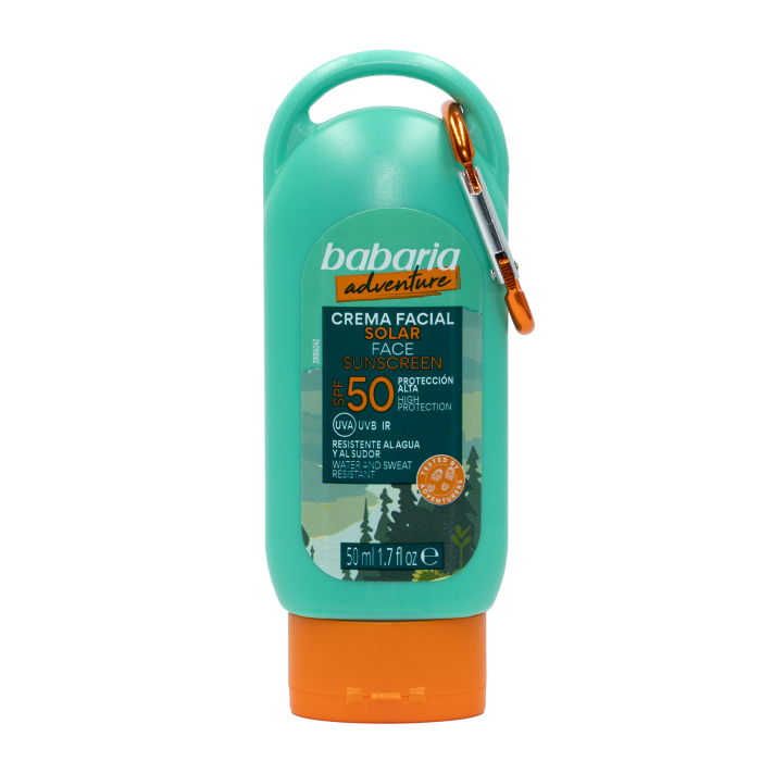 Adventure Crema Facial Solar SPF50 Mosquetón 50 ml