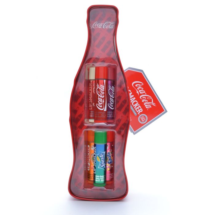 Coca cola Lip smacker Vintage Bottle TinBox