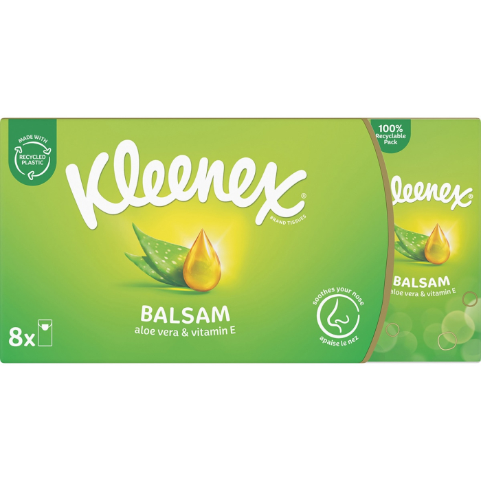 Lenços de bálsamo  Kleenex  Higiene
