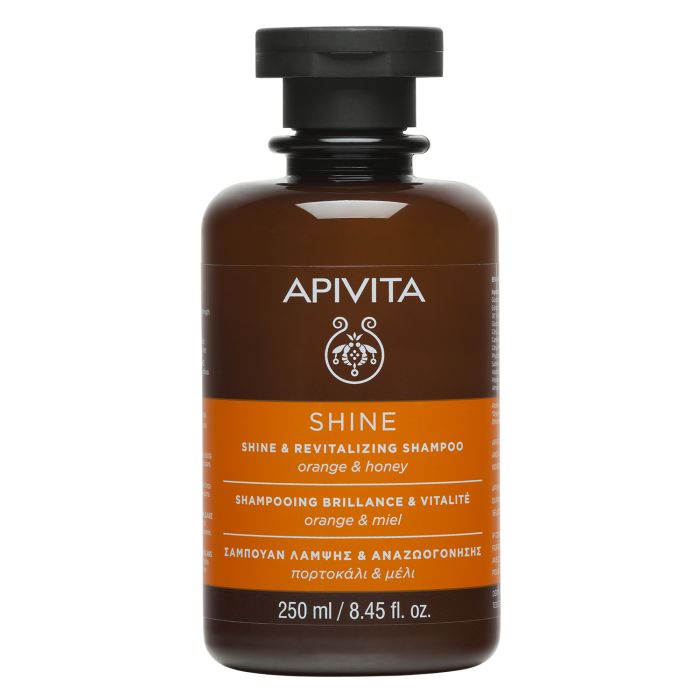 Apivita Champu Brillo Y Vitalidad Con Naranja Y Miel 250Ml-image