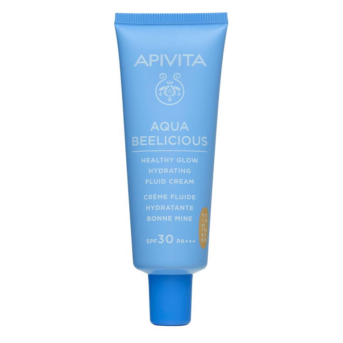 Aqua Beelicious Healthy Glow Crema Fluida Iluminadora Hidratante SPF30 con Color 40 ml
