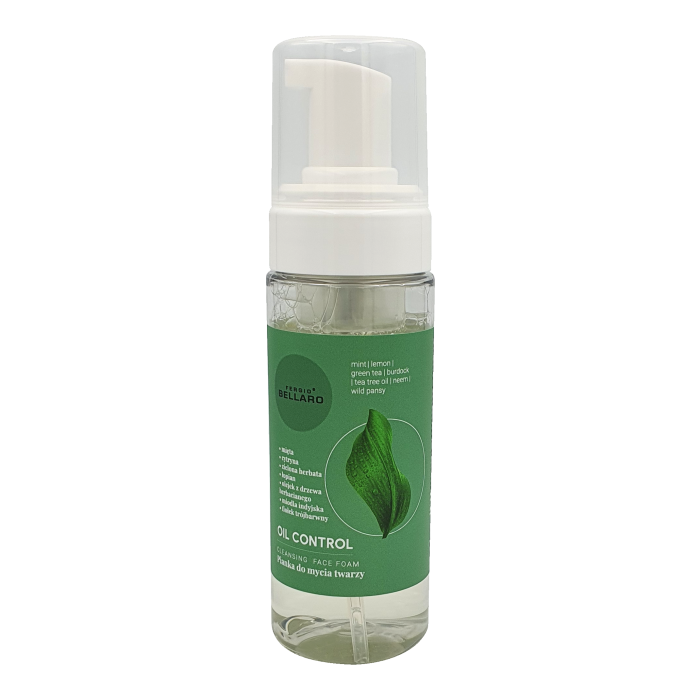 Espuma de limpeza oil control