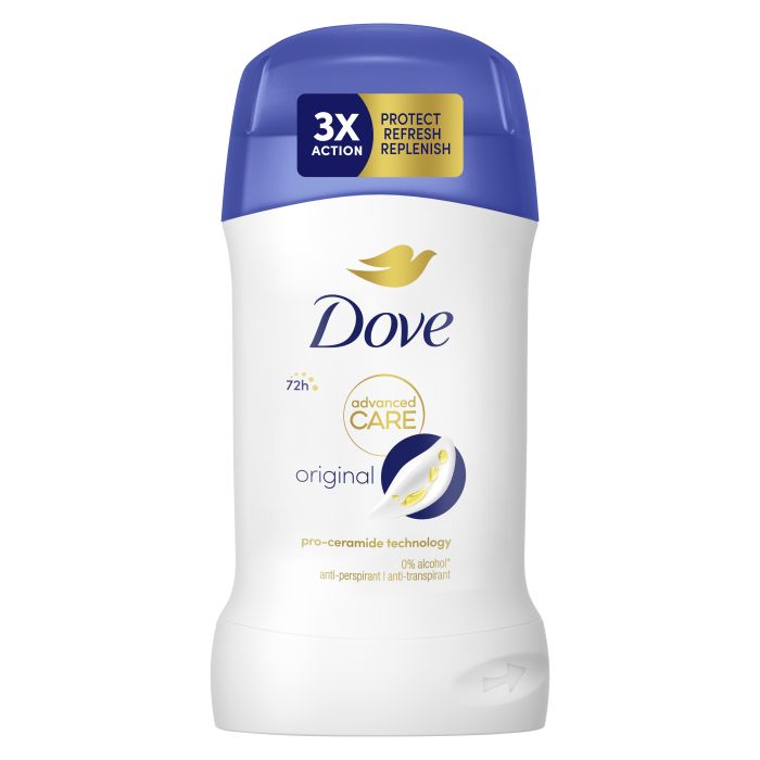Dove Advanced Care Desodorante Stick Anti-Transpirante Original 72H 50 Ml