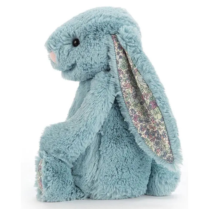 Lapin Bleu Gris Blossom Dusky Blue Bunny - 18cm - Jellycat