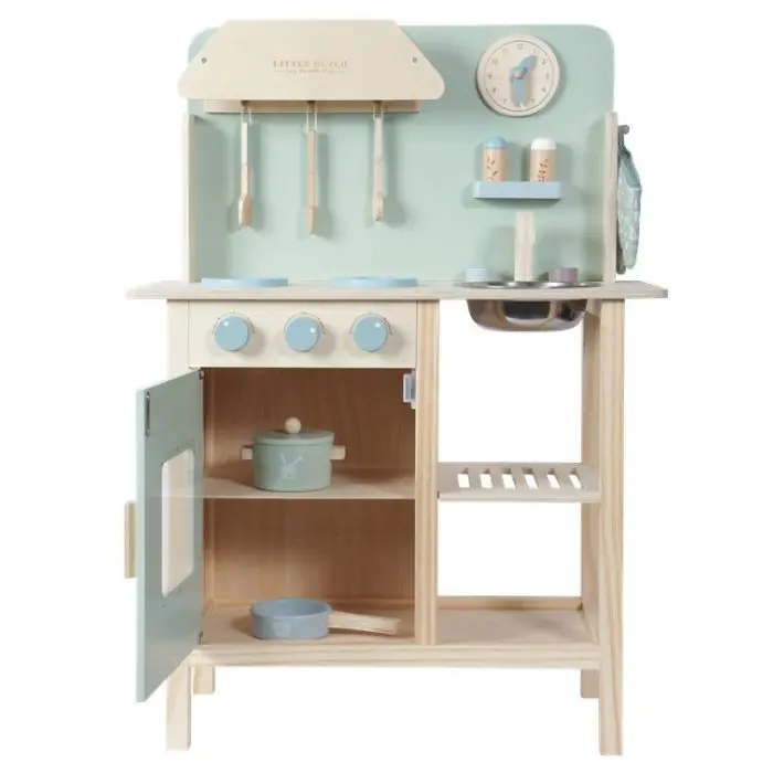 Mardo Accessoire Cuisine Enfant, Cuisine Enfant en Bois avec Pots e