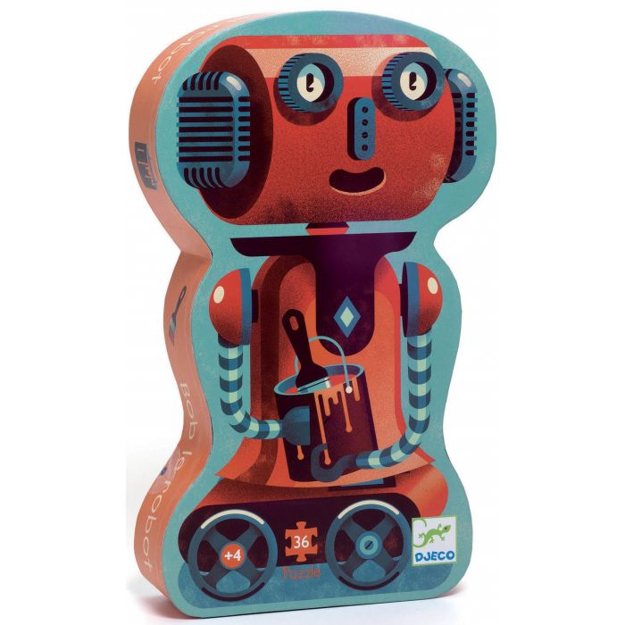 Djeco Puzzle Silueta Robot