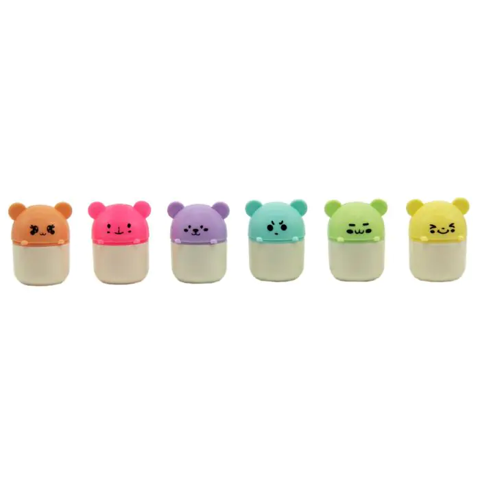 Lot de 7 pinceaux de maquillage Kawaii avec trousse rose pour enfants et  femmes : : Beauté et Parfum