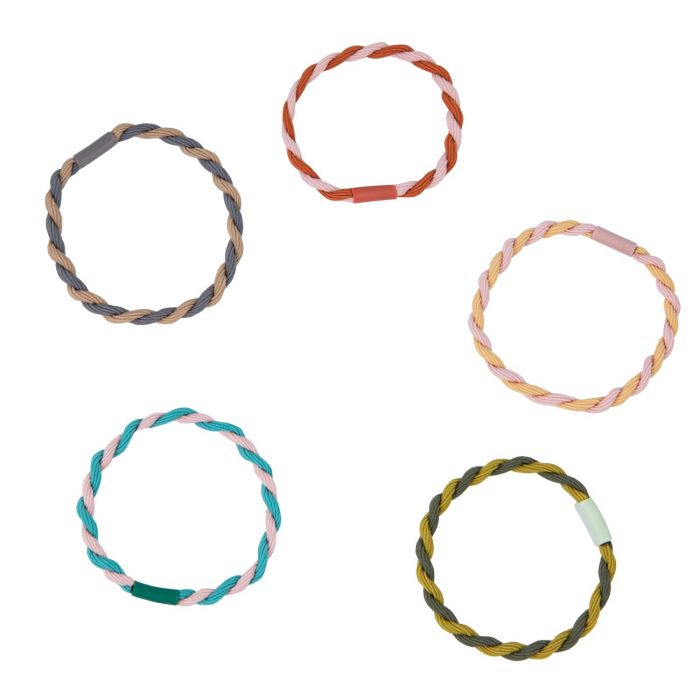 Conjunto de 5 faixas de cor multicor
