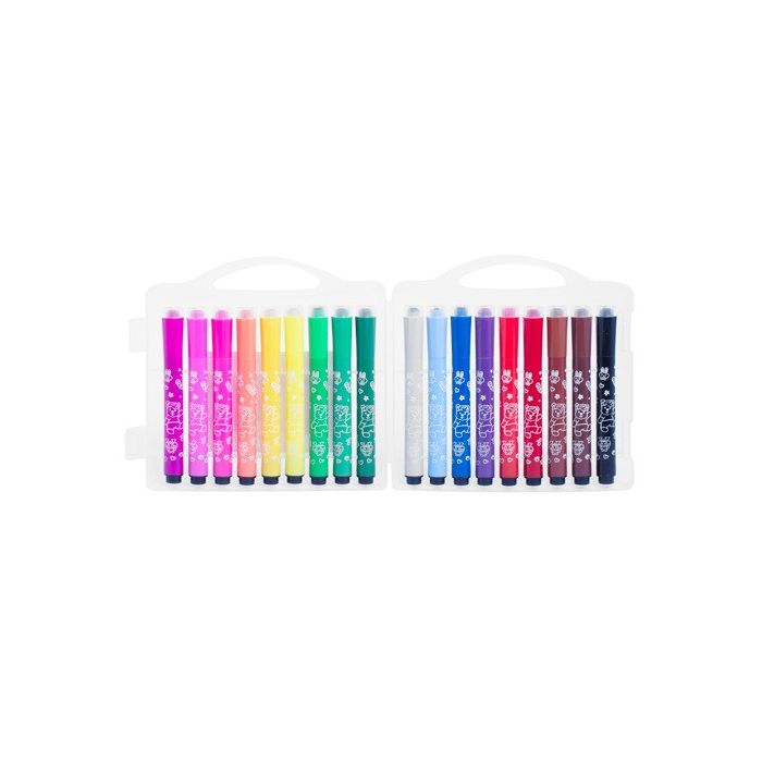 Set 18 Rotuladores con Sellos de Colores