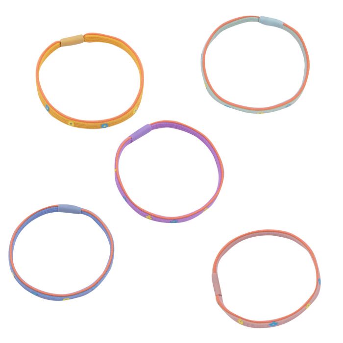 Set 5 Gomas Colores Flores