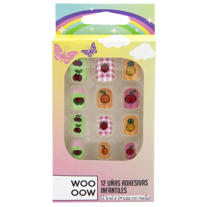 Set de unhas adesivas para crianças