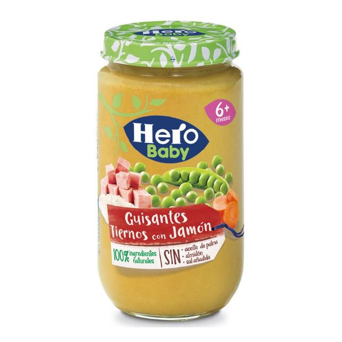 Boião Puré de Ervilhas com Presunto 