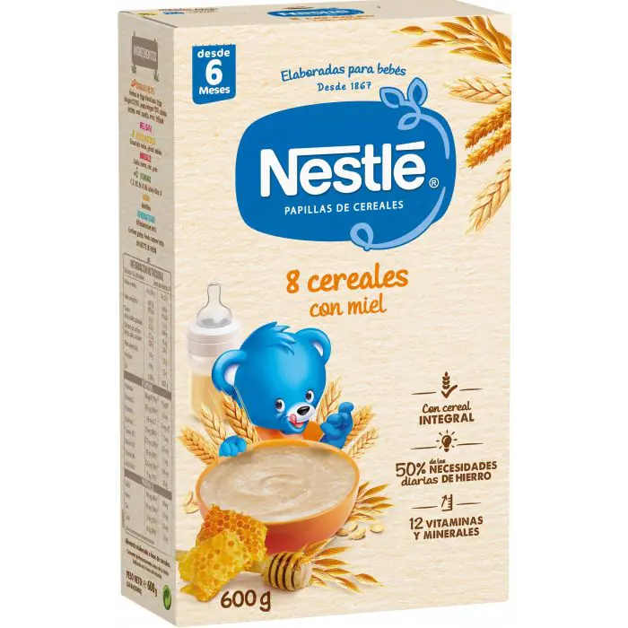 Nestlé Brosse 8 céréales avec Miel