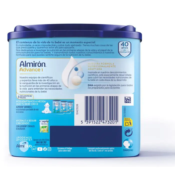 Almiron sin lactosa 400 gr bote - Farmacia en Casa Online