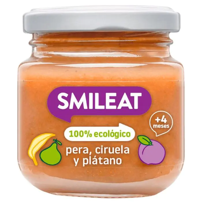 Smileat Tarrito 3 Frutas Ecológico