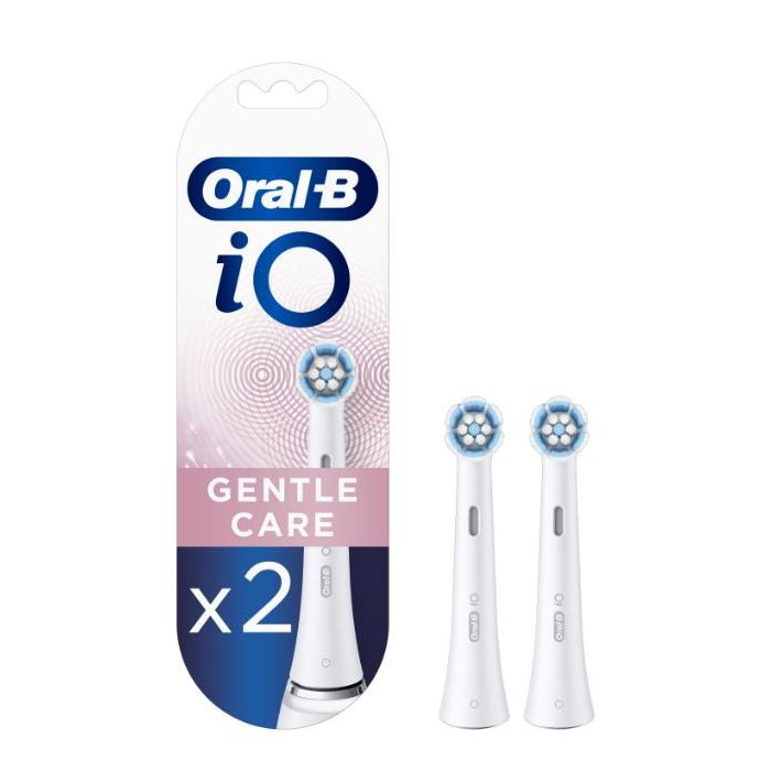 Cepillo eléctrico  Oral-B iO 7W, Con 2 Cabezales, 1 Estuche De Viaje Y 1  Funda Para Cargador, Diseñado por Braun, Blanco
