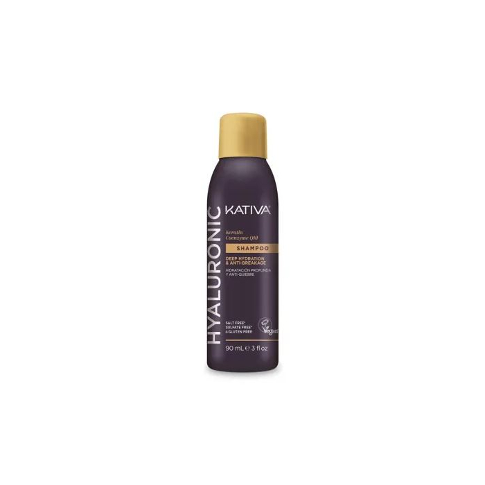 Champú con Ácido Hialurónico, Keratina y Coenzima Q10 90 ml