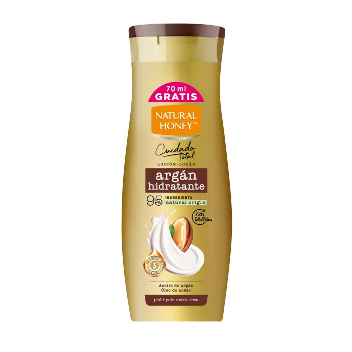 Loción Aceite de Argán 400 ml Natural Honey