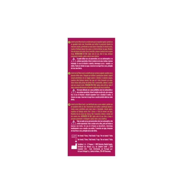 Gel Lubricante Warm Touch