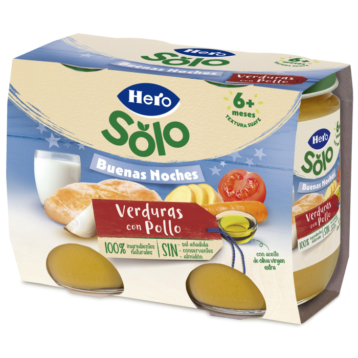 Baby Noches Puré de Pollo con Verduritas 200 gr