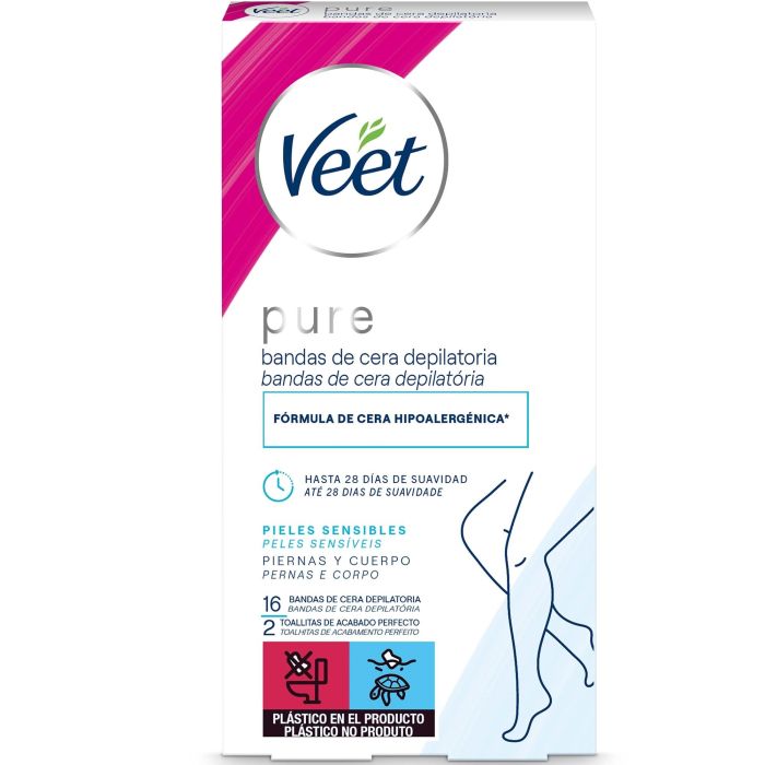 Veet Bandas de Cera Fria Piernas y Cuerpo Perfumerias Primor