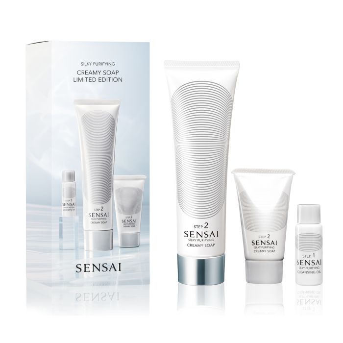 Sensai Set Silky Purifying Creamy Soap Jabón Limpiador Facial